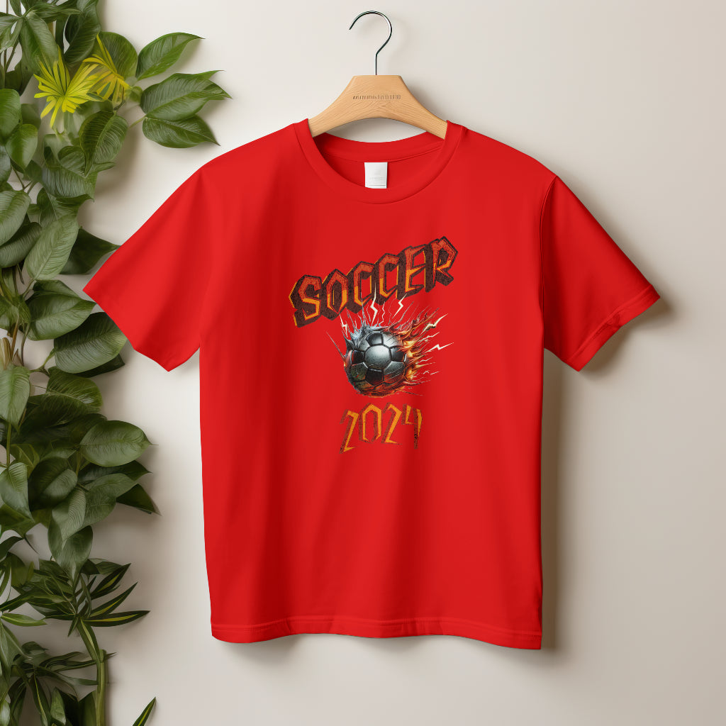 Soccer Ball on Fire T-Shirt