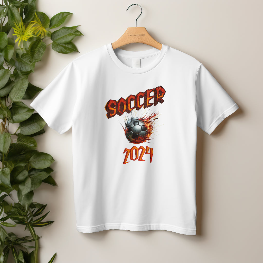 Soccer Ball on Fire T-Shirt